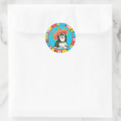 Fiesta Havanese Ronde Sticker (Tas)
