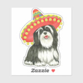 Fiesta Havanese Vinyl Sticker (Vel)