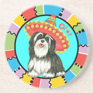 Fiesta Havanese Zandsteen Onderzetter