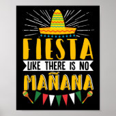 Fiesta heeft geen Manana Cinco de Mayo Poster (Voorkant)