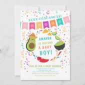 Fiesta Heilige Guacamole Baby shower Kaart (Voorkant)