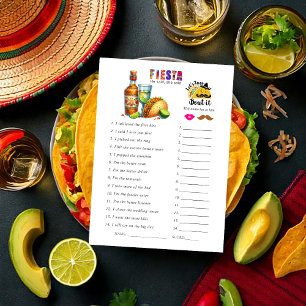 Fiesta "Hij zei, ze zei" Vrijgezellenfeest spel