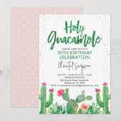 Fiesta Holy Guacamole 30ste verjaardag uitnodiging (Voorkant / Achterkant)