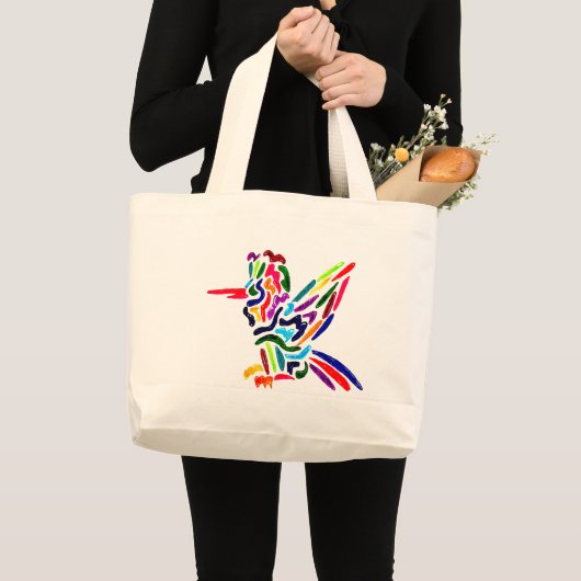 Fiesta Hummingbird Canvas tas (Voorkant (product))