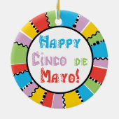 Fiesta Husky Keramisch Ornament (Achterkant)