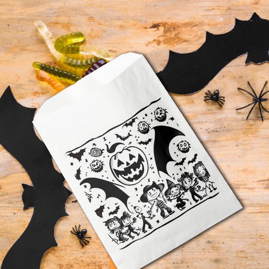 fiesta in zwart-wit bedankzakje