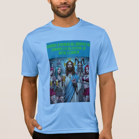 Fiesta Infernal: Cristo y el Metal T-shirt (Voorkant)