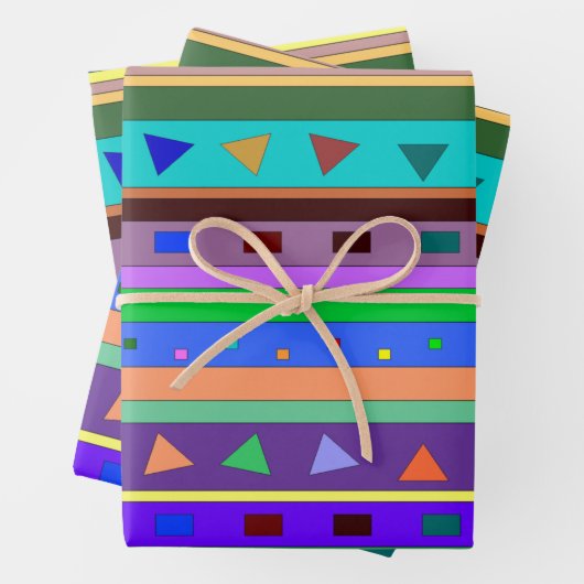 Fiesta-inpakpapieren vellen (In situ)