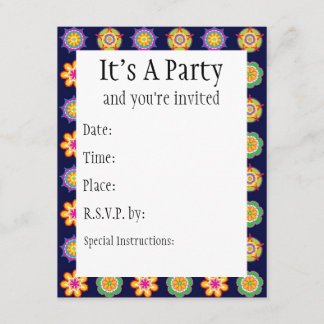 Fiesta Invitation Kaart