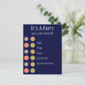 Fiesta Invitation Kaart (Staand voorkant)