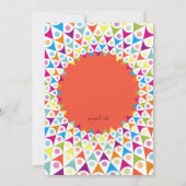 Fiesta Invitation Kaart (Achterkant)