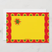 Fiesta Invitation Kaart (Achterkant)