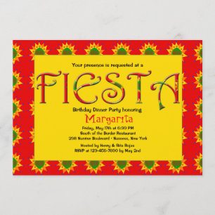 Fiesta Invitation Kaart