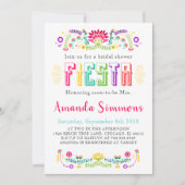 Fiesta Invitation Vrijgezellenfeest Birthday Invit Kaart (Voorkant)