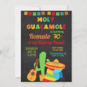 Fiesta jongen/man verjaardagsuitnodiging, elke lee kaart (Voorkant)