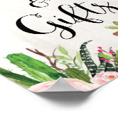 Fiesta Kaarten Cadeaus Bord Baby Shower Bruiloft Poster (Hoek)