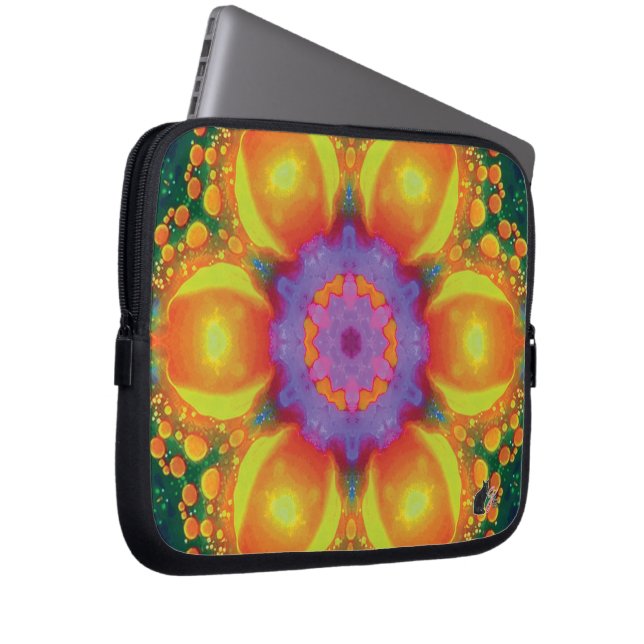 Fiesta Kaleidoscope-laptophoes Laptop Sleeve (Voorkant Rechts)