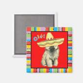 Fiesta Keeshond Magneet (Voorkant / Achterkant)
