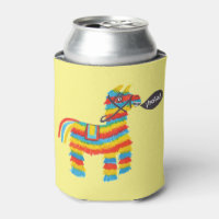 Fiesta kleurrijke donkey piñata zegt hola