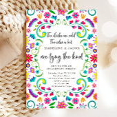 Fiesta Koppels Bloemen Fiesta Mexicaans Vrijgezell Kaart