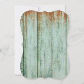 Fiesta koppels douche uitnodiging met cactus (Achterkant)