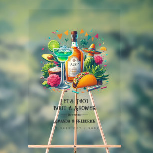 Fiesta "Laten we taco 'Bout een koppelborrel" Welk Acryl Bord