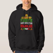 Fiesta Like There's No Manana Cinco De Mayo Mexica Hoodie (Voorkant)