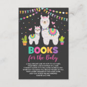Fiesta Llama Alpaca Cactus Books for Baby Girl Informatiekaartje (Voorkant)