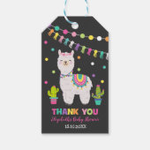 Fiesta Llama Baby shower Verjaardagsfeestgunsten Cadeaulabel (Voorkant)