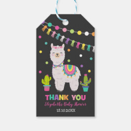 Fiesta Llama Baby shower Verjaardagsfeestgunsten Cadeaulabel