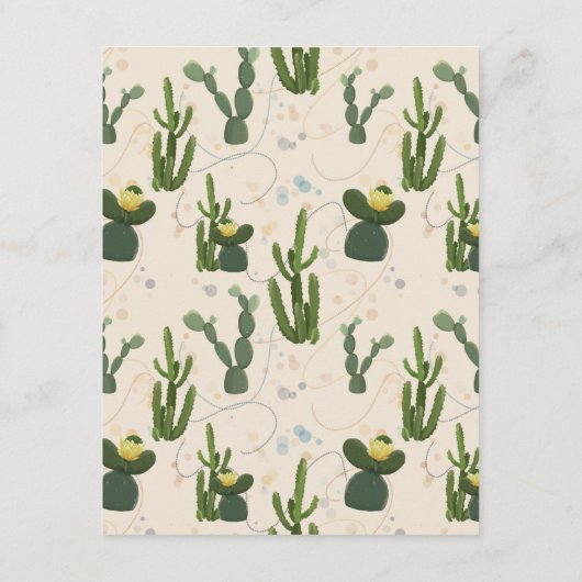 Fiesta Llama Cactus Baby Bingo Enclosure Kaart (Achterkant)