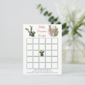 Fiesta Llama Cactus Baby Bingo Enclosure Kaart (Staand voorkant)