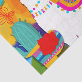 Fiesta Llama Cinco De Mayo Feestcadeau Tissuepapier (Detail)