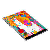 Fiesta Llama Cinco De Mayo Fun Waterverf Notitieboek (Rechterzijde)