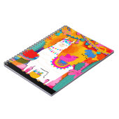 Fiesta Llama Cinco De Mayo Fun Waterverf Notitieboek (Linkerzijde)