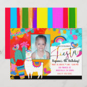 Fiesta Llama Cinco de Mayo Verjaardagsfeest Foto Kaart (Voorkant / Achterkant)