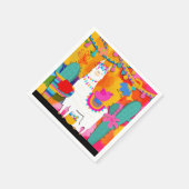 Fiesta Llama Cinco De Mayo Verjaardagsfeest Servet (Hoek)