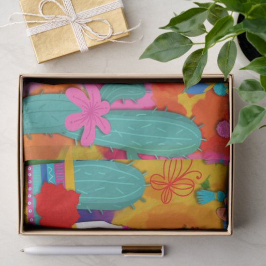 Fiesta Llama Cinco De Mayo Verjaardagsfeestje Tissuepapier (Geschenk)