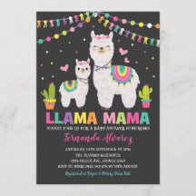 Fiesta Llama Girl Baby shower/Cactus Alpaca