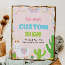 Fiesta Llama Verjaardagsfeest Tafelbord