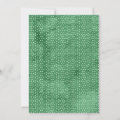 Fiesta Llama Waterverf Baby shower uitnodiging (Achterkant)