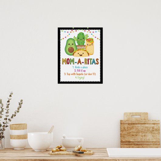 Fiesta Ma-A-Ritas Sign Poster (Keuken)