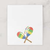 Fiesta Maracas Plaatskaartje (Buitenkant ongevouwen)