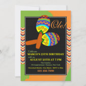 Fiesta Maracas uitnodiging (Voorkant)