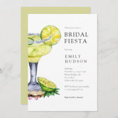 Fiesta Margarita Bridal Shower Uitnodiging (Voorkant / Achterkant)