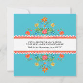 Fiesta Margarita Cactus Cinco de Mayo Party Banner Kaart (Achterkant)