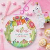 Fiesta Margarita Cactus Vrijgezellenfeest Papier F Papieren Bordje (Feest)