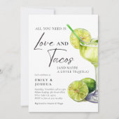 Fiesta Margarita Couples Douche Kaart (Voorkant)