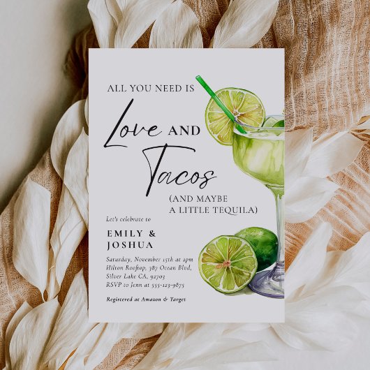 Fiesta Margarita Couples Douche Kaart