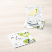 Fiesta Margarita Couples Douche Kartonnen Onderzetters (Insitu)